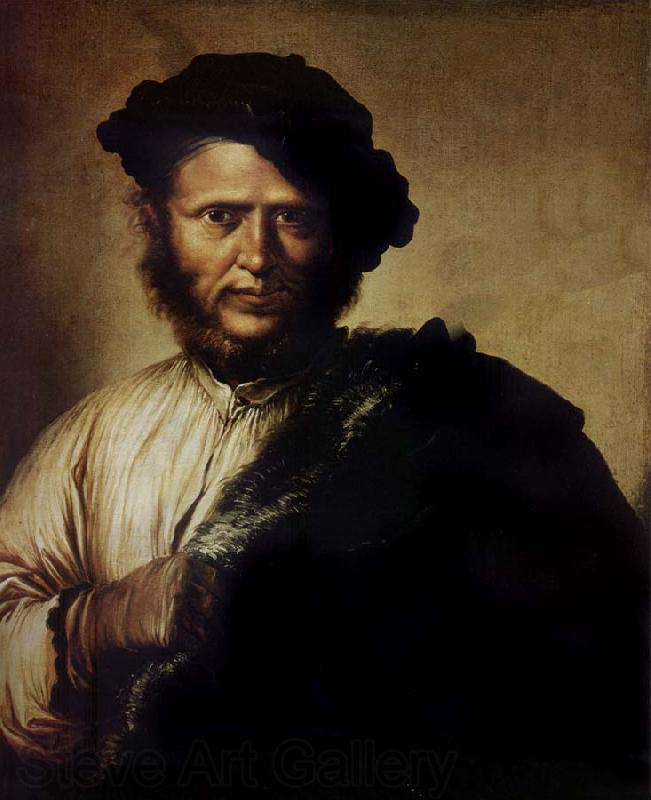 Salvator Rosa Portrait of a man France oil painting art